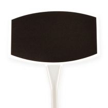 Article Étiquettes pour plantes 40 cm Noir incliné 10 pcs