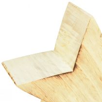 Article Étoile décorative rustique en bois - aspect bois naturel, 20x7 cm - décoration de pièce polyvalente