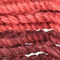 Article Étoiles pour couronne de l&#39;Avent décoration de Noël jute rouge 15cm 8 pcs