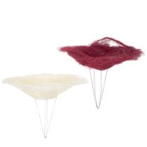 Article Collier pour bouquet, accessoire floral pour compositions florales créatives, 20 cm, lot de 8