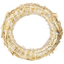 Article Couronne de paille vierge petite couronne de paille 15 cm 3 cm 10 pièces