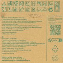 Article Bougies chauffe-plat Pure Nature Lights, durée de combustion de 10 heures, bougies en cire de colza, lot de 8
