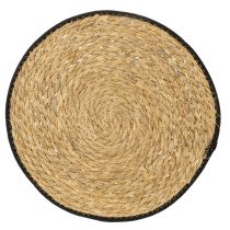Article Set de table rond en jonc, Ø35cm, lot de 4