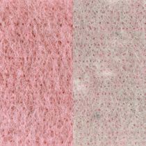 Article Ruban décoratif pour pot en feutre de laine vieux rose gris 7,5 cm 5 m