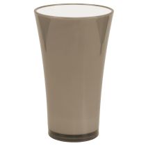 Article Vase &quot;Fizzy&quot; Ø13,5cm H20cm gris platine 1 pc