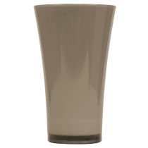 Article Vase « Fizzy » Ø16cm H27cm gris platine 1 pc