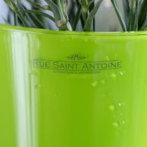 Article Vase à fleurs vert, vase décoratif, olive pétillante, Ø16,5 cm, H27 cm