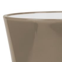 Article Vase &quot;Fizzy&quot; gris platine Ø20cm H35cm 1 pc