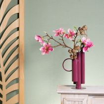 Article Vase fin et moderne pour une décoration de table élégante ; vase décoratif exclusif au design remarquable ; 31 cm