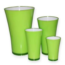 Vase en plastique "Fizzy" vert pomme, 1pce