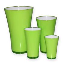 Article Vase en plastique «Fizzy» vert pomme, 1 pièce