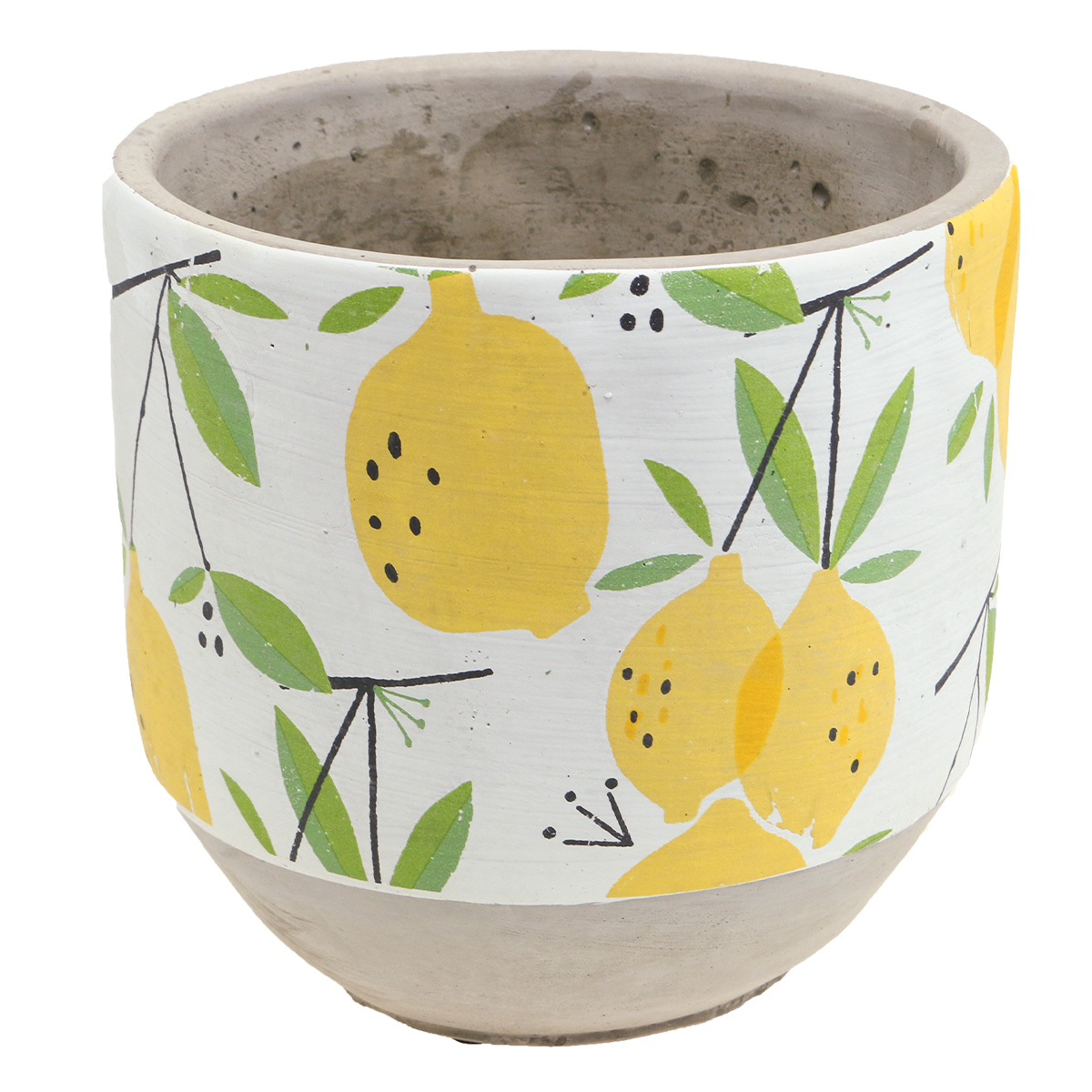 Floristik24.fr Jardinière en céramique citron pot de fleur décoratif