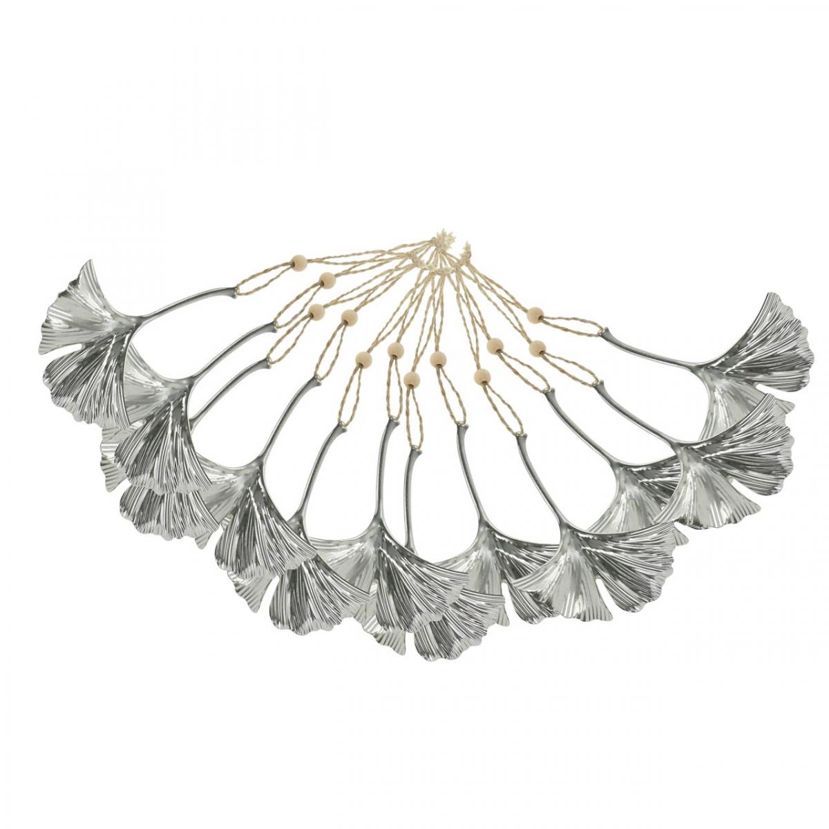18 Pièces Pendentif Feuille De Bois Décoration,Bois En Forme De Feuille