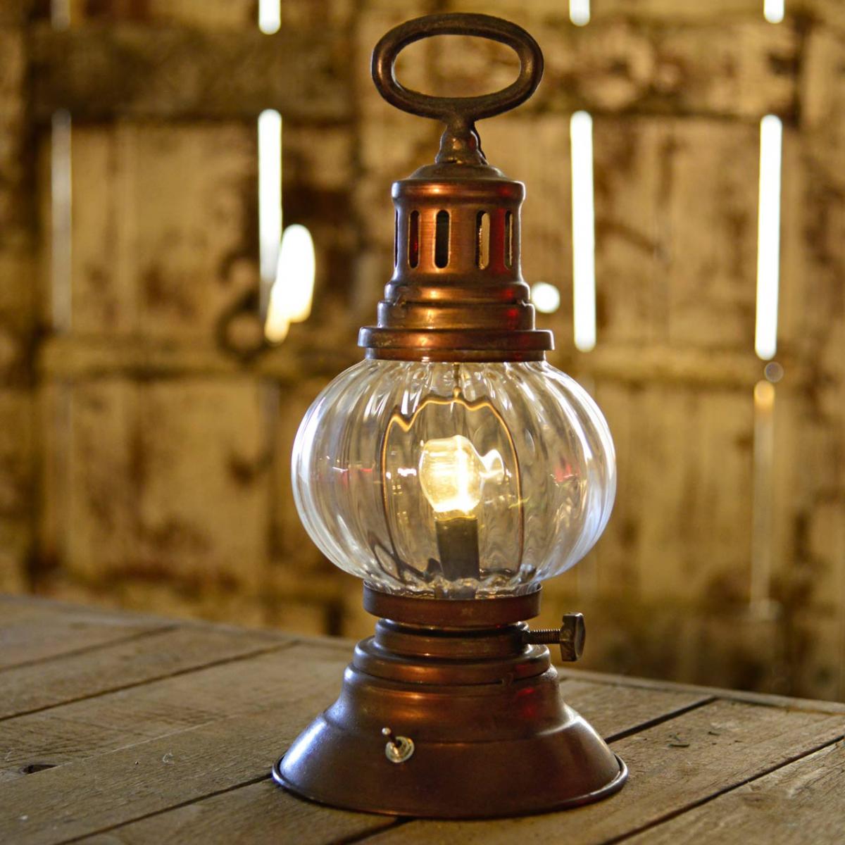 Lampe tempête LED NOCK Ledskär, à piles, 250 mm, argent + piles AA