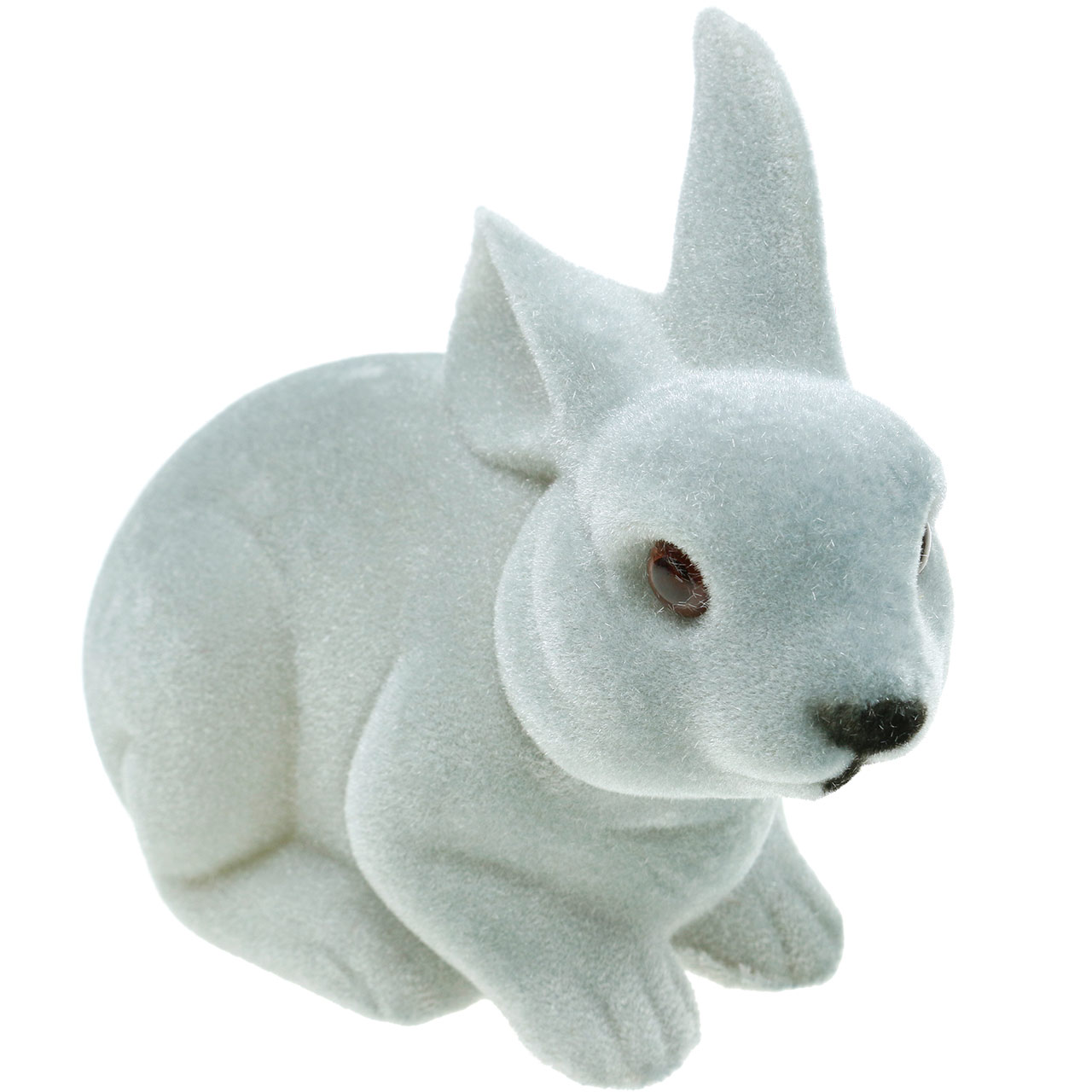 Figurine Lapin En Ciment Gris – Moderne, Neuve, Sans Marque