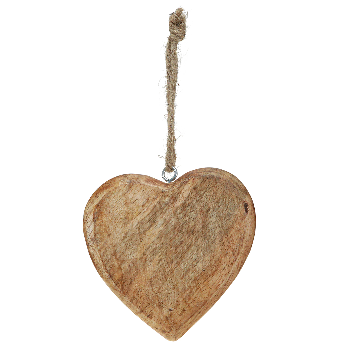 Coeur Bois Suspendu Décoration Murale Fenêtre Coeur Décoratif à Suspendre, Décoration Pendentif Coeur Elfe 12cm 6pcs Coeur Bois Suspendu Corde Jute Perles