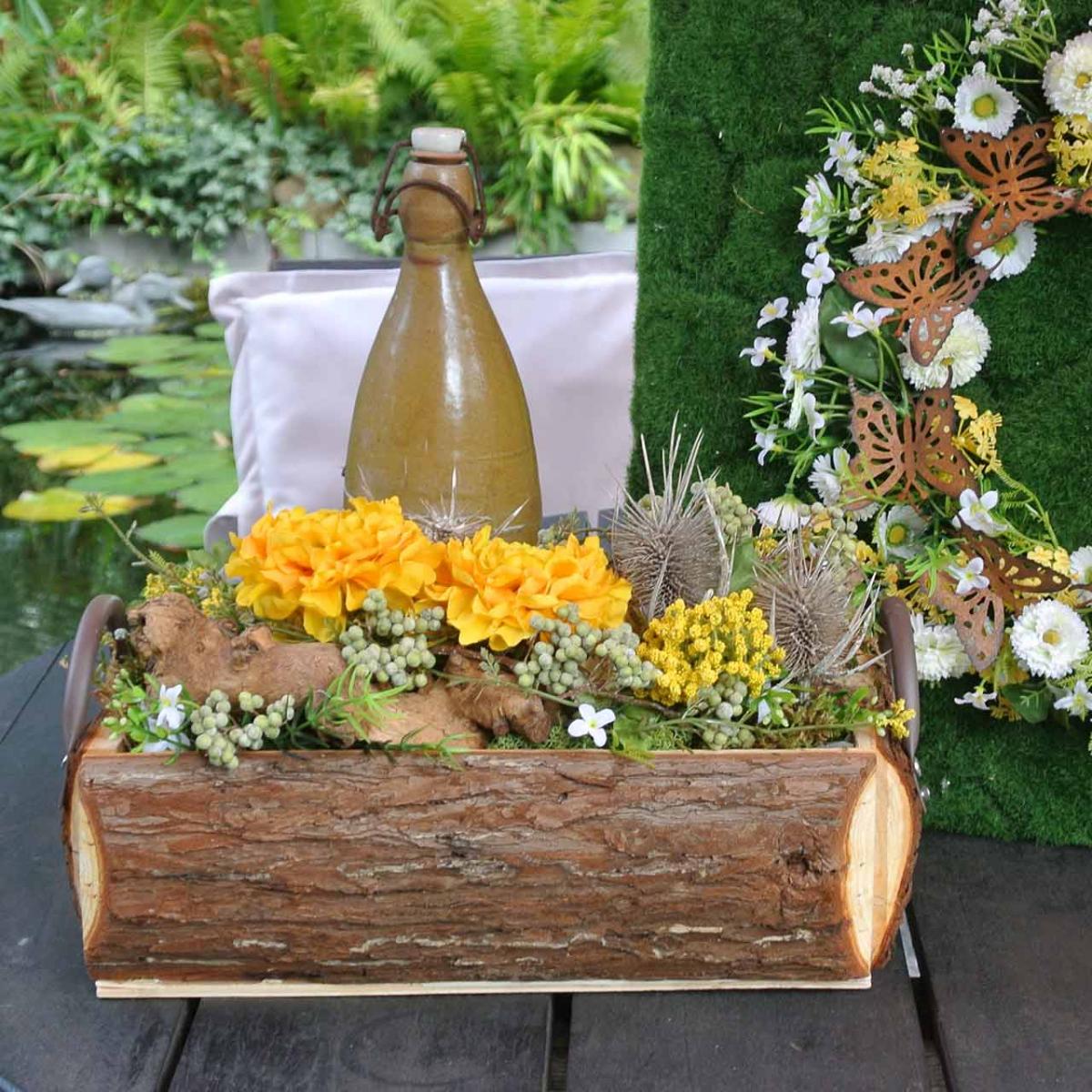 Pot De Fleur En écorce VALICLUD – Jardinière Décorative