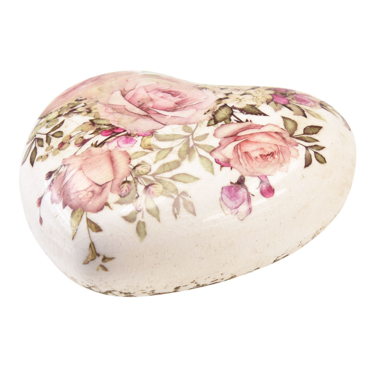 Tableau Décoratif En Céramique - Motif Fleurs Florales Roses Pétales De Rose, Artisanat Allemand