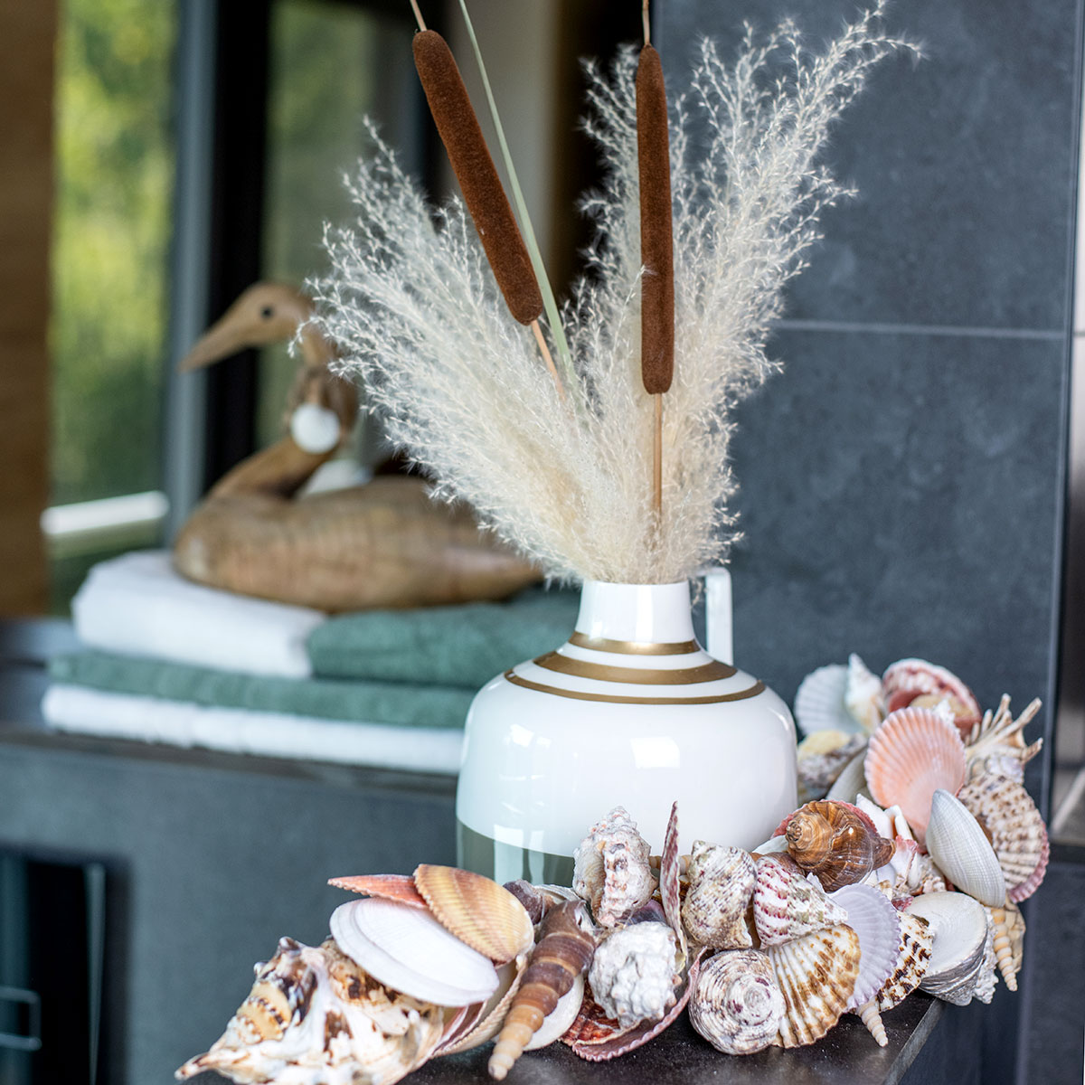 13 Pièces Décoration Murale Marine - Ornements Côtiers Plage, Style Méditerranéen, Bois Et Résine