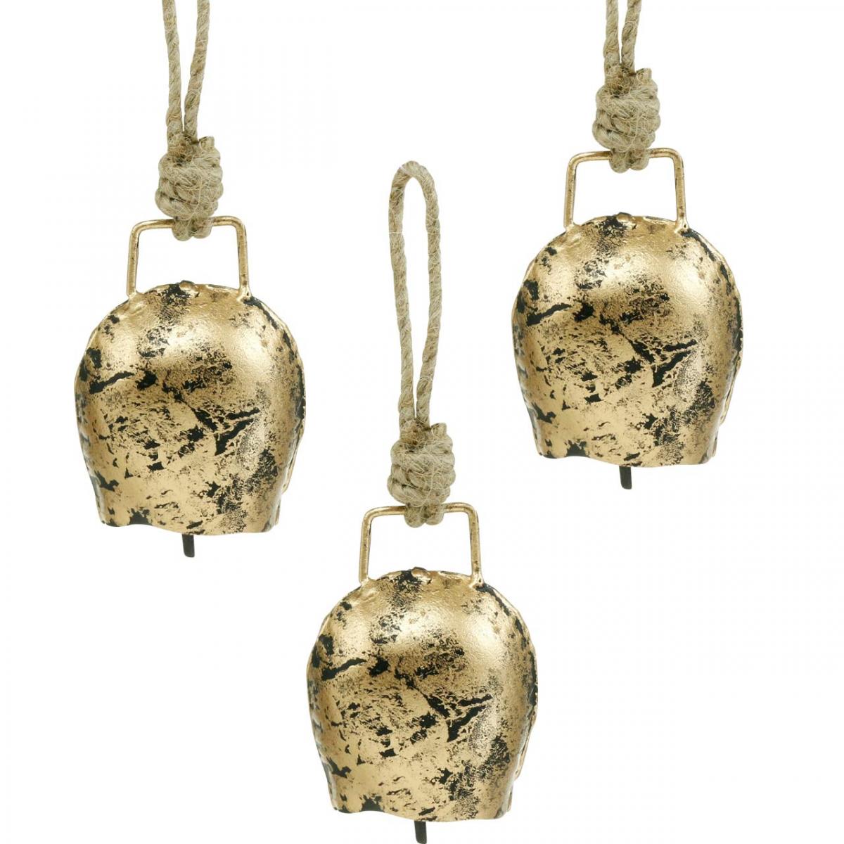 Cloche De Noël à Suspendre En Métal – Décoration Grande Taille, Style Vintage – Pour Couronne, Porte, Arbre