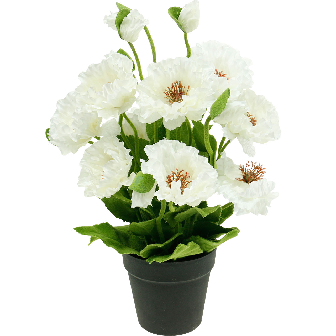 Pot fleur artificielle 30 cm