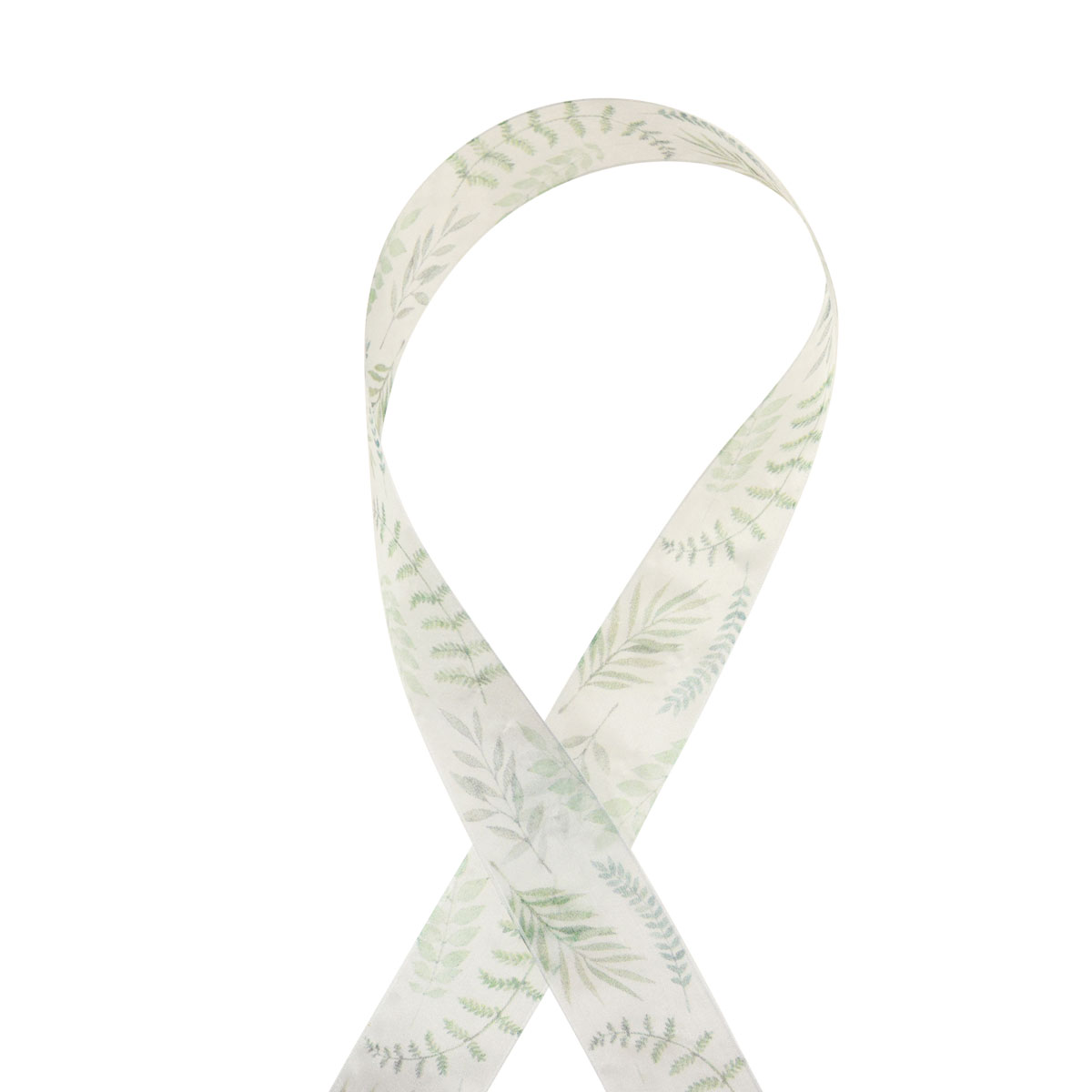 Ruban Organza Vert Sauge 90 M - 2,5 Cm De Large, Transparent Brillant, Pour Cadeaux, Mariage, Déco Créative