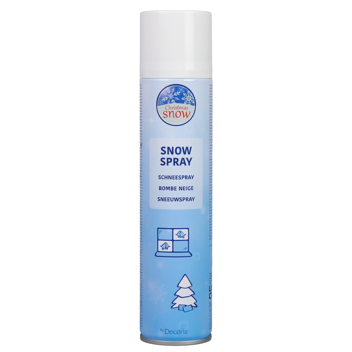 Bombe spray neige avec pochoirs Noël