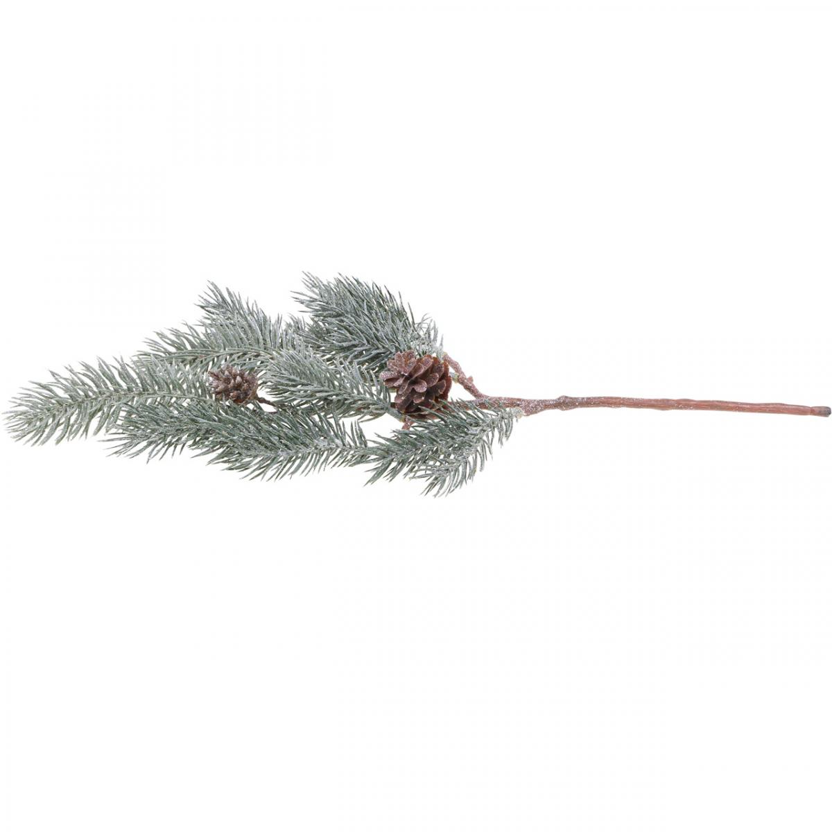 Branche De Sapin Artificielle Avec Pommes De Pin - Décoration Noël Réaliste, Pour Couronne, Guirlande, Arrangement