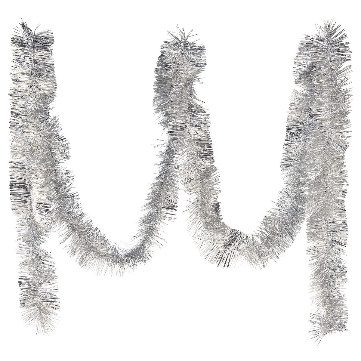 2 Guirlandes De Cœurs Blanc Et Argent - 16m Total - Décoration Mariage, Anniversaire, Fête