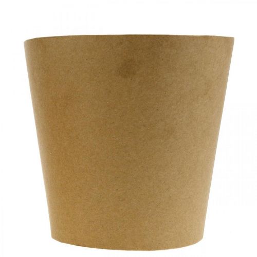 Article Pot de fleurs, cache-pot, cache-pot en papier nature Ø13cm H12.5cm 4pcs
