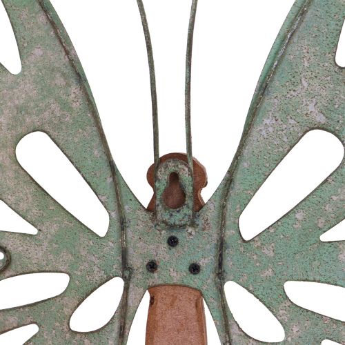 Floristik24 Déco Murale Papillon Déco Métal Bois Vintage 46×43cm