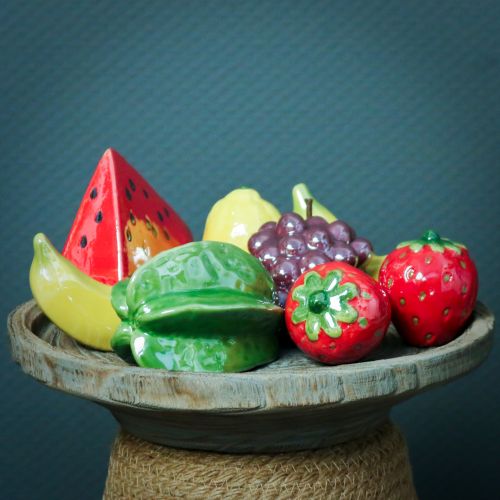 Floristik24 Fruit d&#39;étoile en céramique 10cm 3pcs