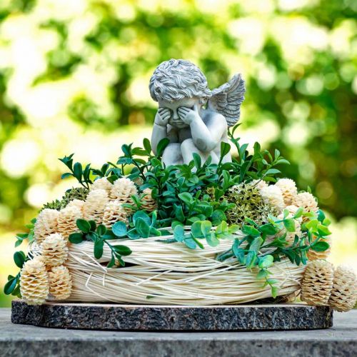 Floristik24 Guirlande de feuilles vertes Guirlande déco de plantes vertes artificielles 190cm