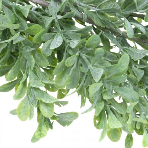 Guirlande végétale artificielle, vrille de buis, décoration verte L125cm