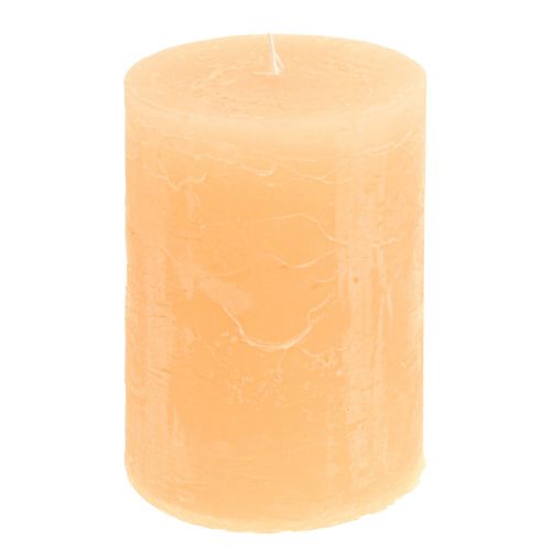 Bougies bougies piliers couleur claire abricot 85×120mm 2pcs