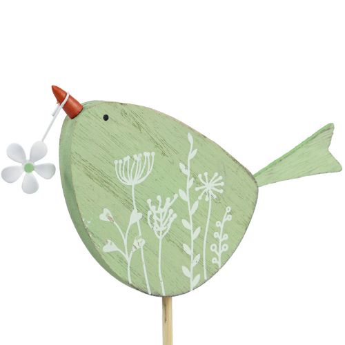 Floristik24 Décoration de table décorative en forme d'oiseau Décoration de Pâques en bois Figurine décorative 24,5 cm 3 pièces