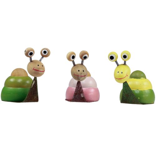 Décoration de table décoration printanière escargot décoration printanière 8cm 3pcs