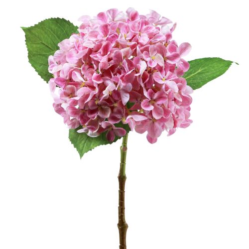 Floristik24 Hortensia artificiel rose fleur artificielle rose Ø15,5cm 45cm