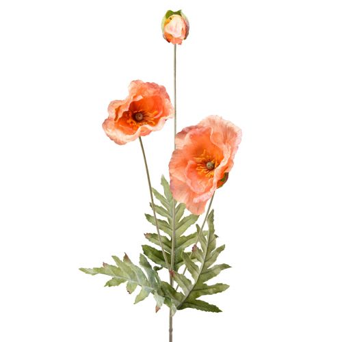 Fleurs artificielles fleurs en soie coquelicots décoration 75cm