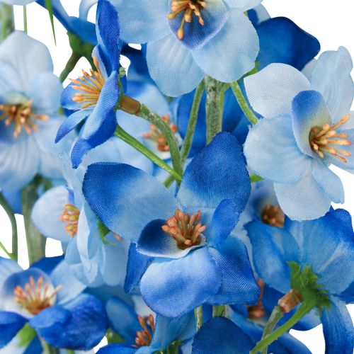Floristik24 Delphinium Delphinium Fleurs Artificielles Bleu 78cm 3 pcs