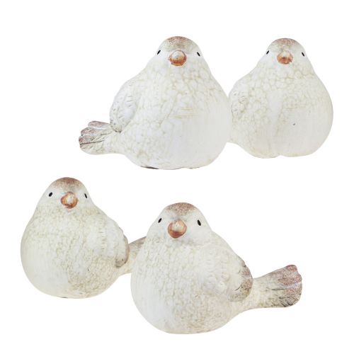 Floristik24 Décoration de table décoration printanière figurines d'oiseaux décoratives 8,5 cm 4 pcs