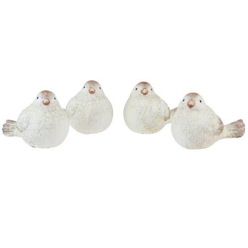 Floristik24 Décoration de table décoration printanière figurines d'oiseaux décoratives 8,5 cm 4 pcs