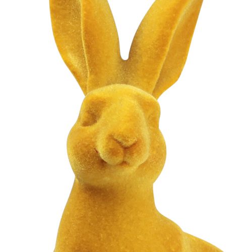 Article Lapin de Pâques figurine de lapin décorative curry Paire de lapins de Pâques 16 cm 2 pcs