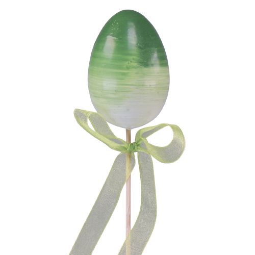 Article Bouchon de fleur Oeuf de Pâques oeufs en plastique colorés 4×5,5cm 10pcs