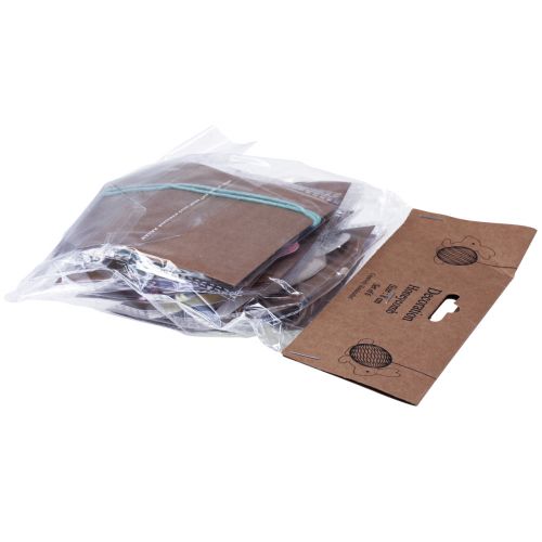 Article Lapins de Pâques en nid d&#39;abeille à suspendre assis 9,5×5,5×8cm 5pcs