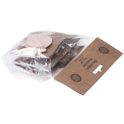 Article Décoration de lapin de Pâques en nid d&#39;abeille à suspendre 7×4,5×6cm 5pcs