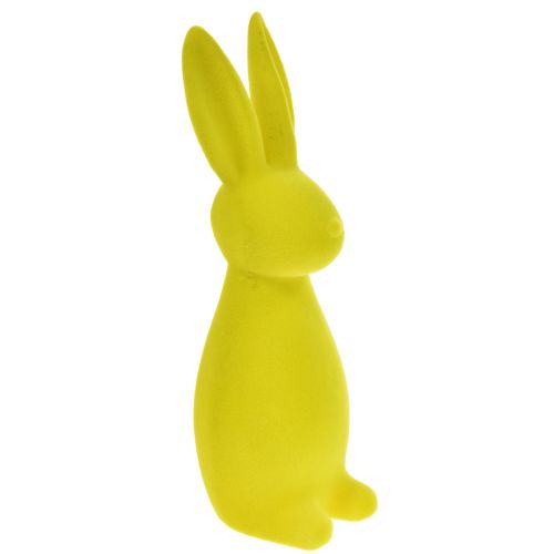 Article Décoration de lapin de Pâques jaune-vert – 2e choix – Floqué debout 15 × 15,5 × 47 cm