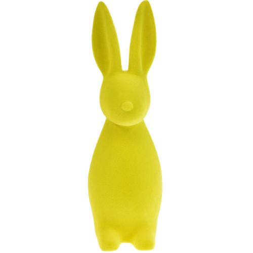 Article Décoration de lapin de Pâques jaune-vert – 2e choix – Floqué debout 15 × 15,5 × 47 cm