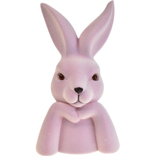 Buste de lapin pensant violet clair – 2e qualité – Pâques 16,5 × 13 × 27 cm