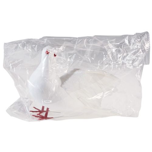 Article Décoration de mariage colombe décorative décoration de colombe de mariage blanche 17×23cm